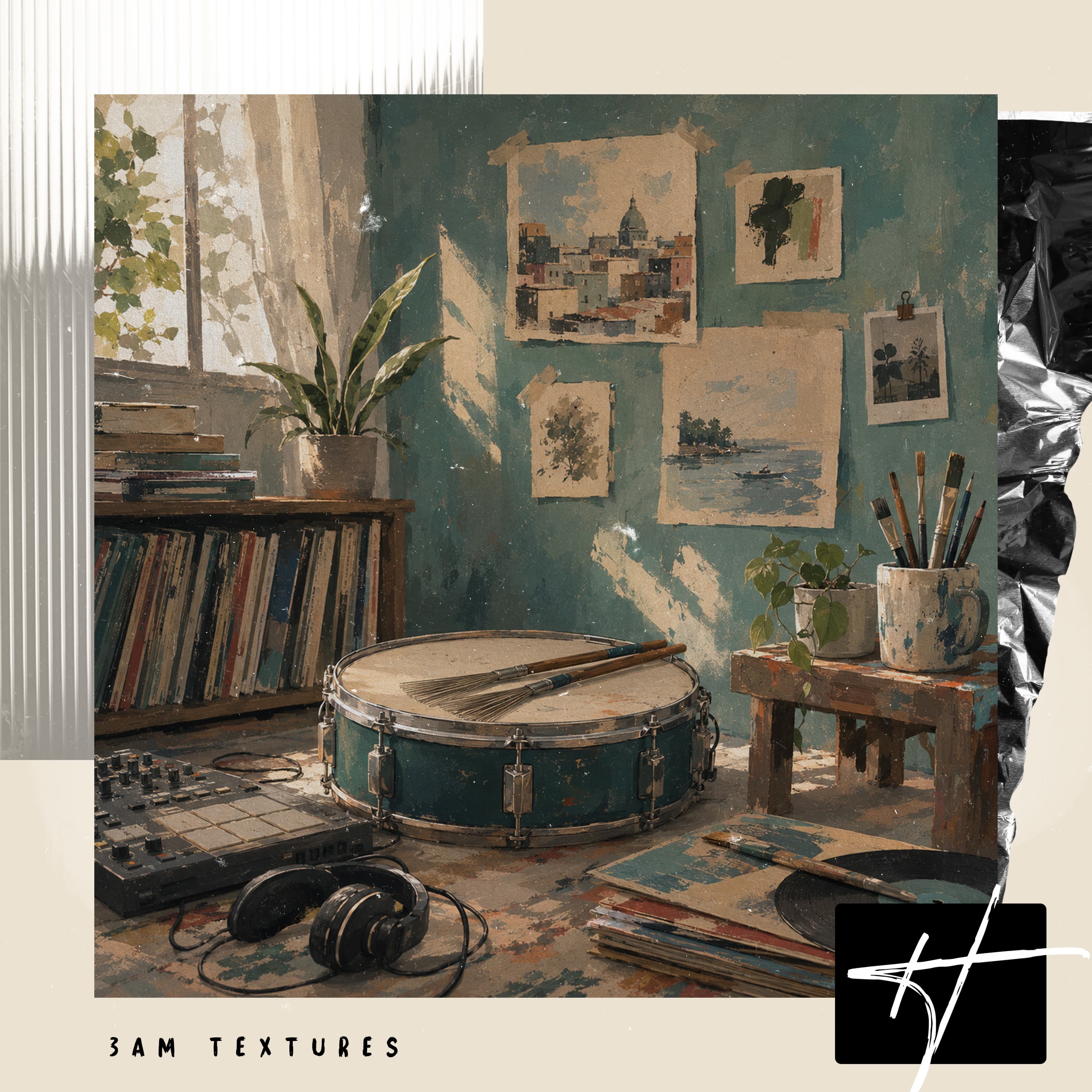 3AM Textures Vol. 1 lofi sample pack artwork